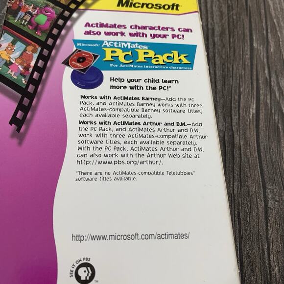 Microsoft Actimates Introductory Video VHS Barney & Friends Arthur Teletubbies - Picture 6 of 7